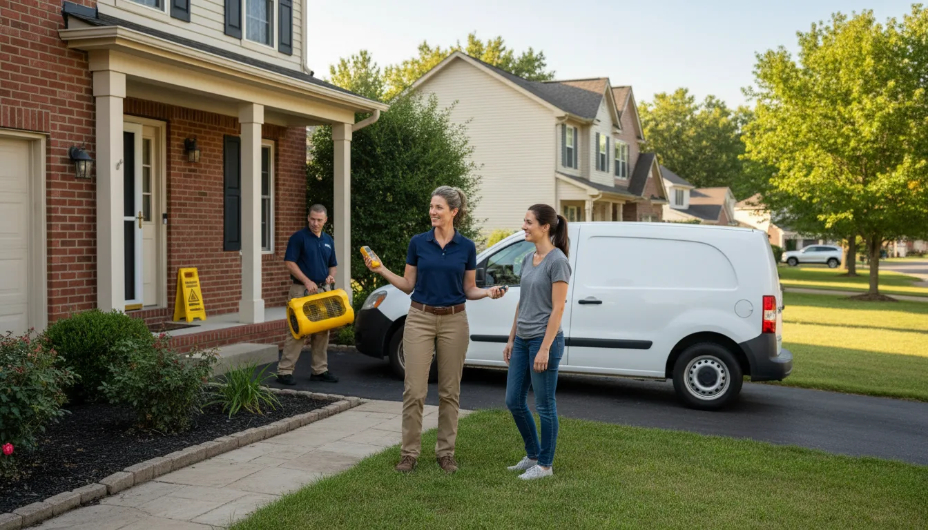 Water restoration image for Fire And Smoke Damage Restoration in Galesburg, KS